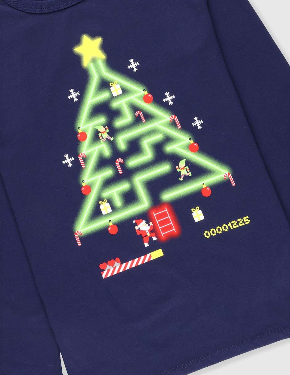 Playera Navidad manga larga para niño 3