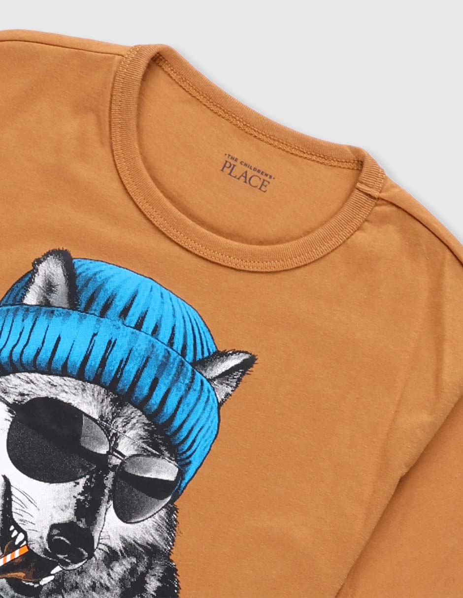 Playera manga corta para niño 4