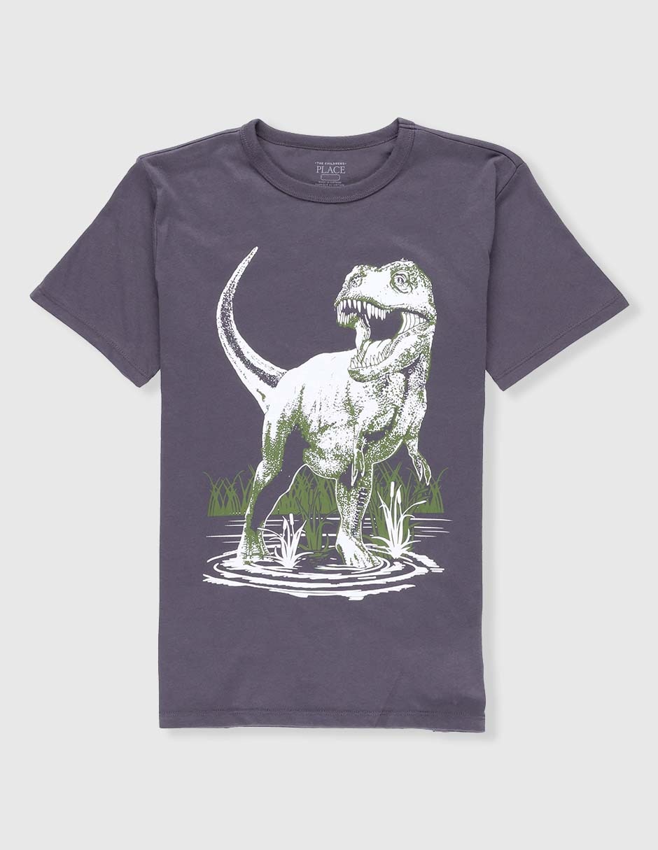 Playera T-Rex manga corta para niño Playera T-Rex manga corta para niño