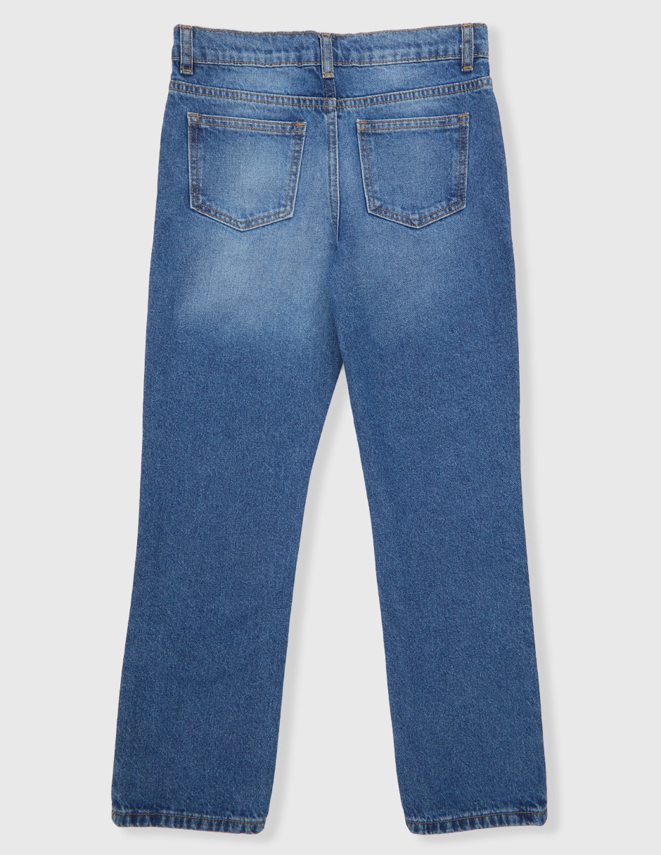 Jeans straight deslavado para niño 2