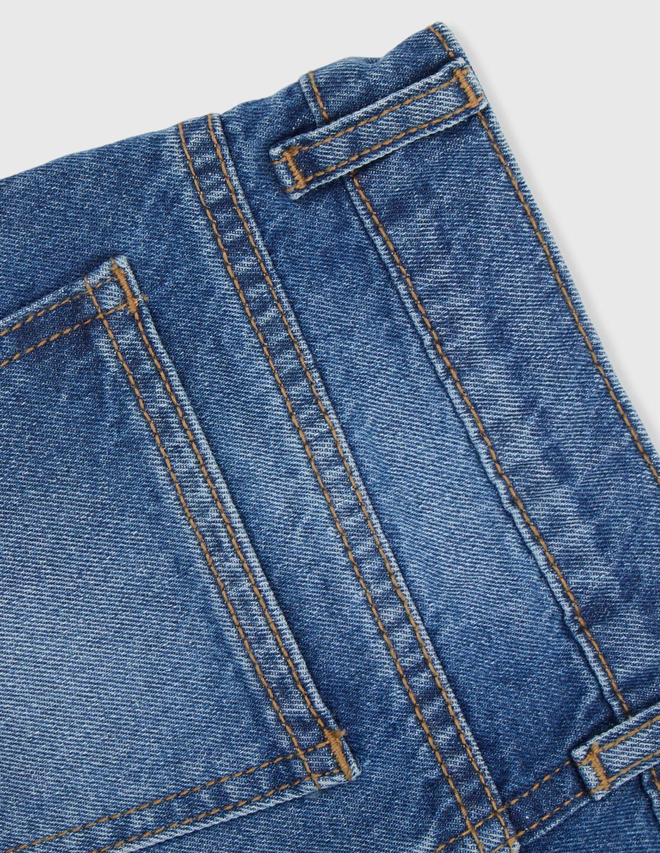 Jeans straight deslavado para niño 5