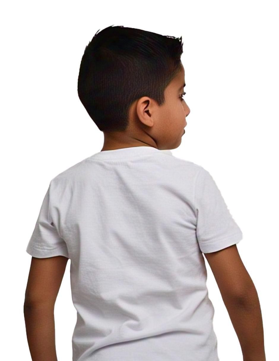 Playera manga corta para niño