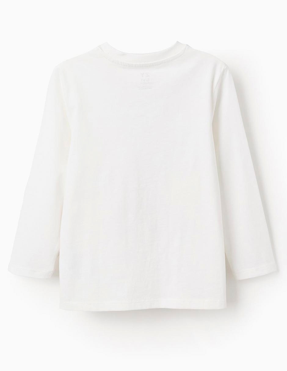 Playera Zippy manga larga para niño