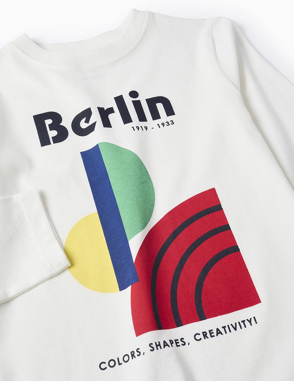 Playera Zippy manga larga para niño