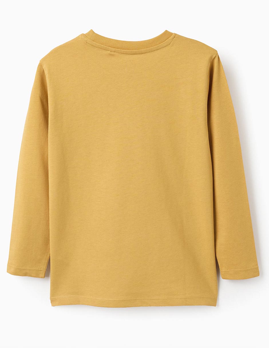 Playera Zippy manga larga para niño