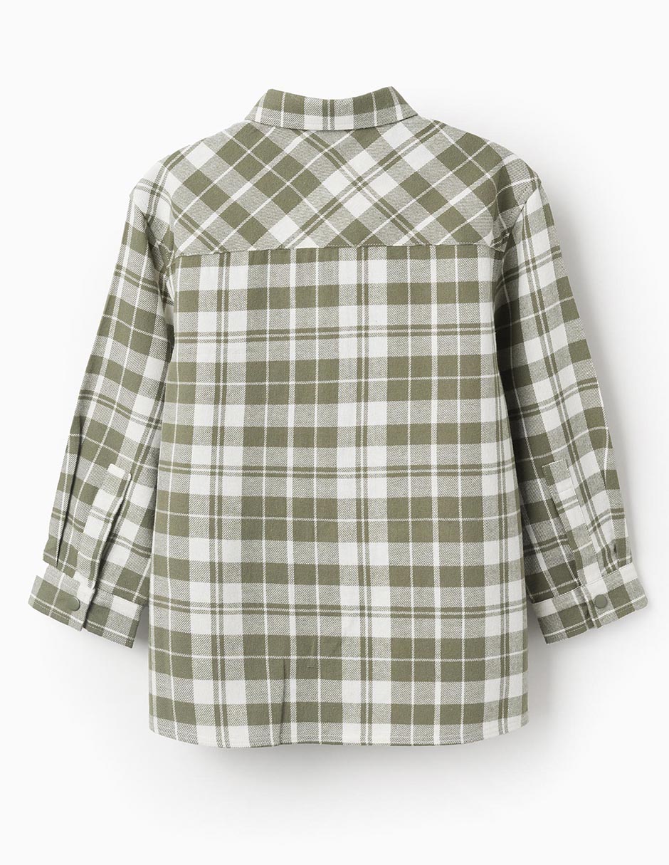 Camisa casual manga larga para niño