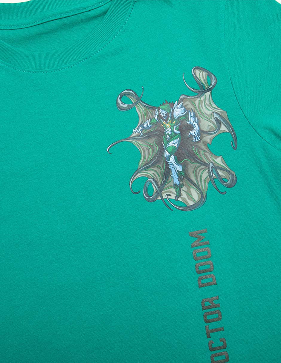 Playera Doctor Doom Comics manga corta para niño 2
