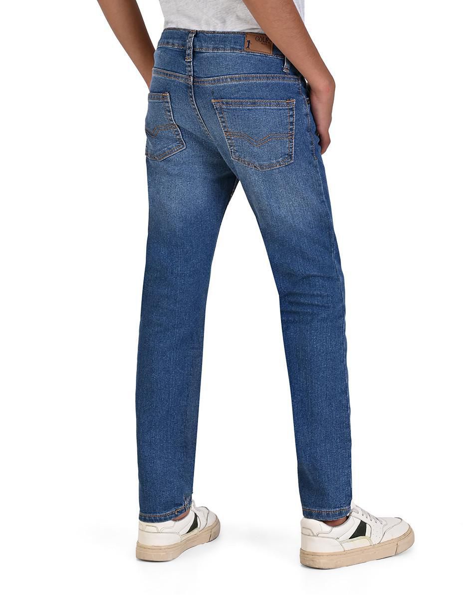 Jeans slim Golf For Kids lavado medio para niño