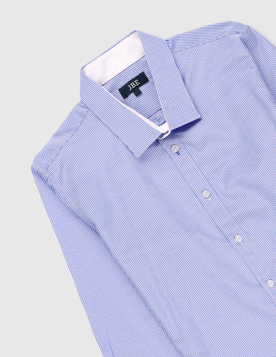 Camisa de vestir Jbe manga larga para niño