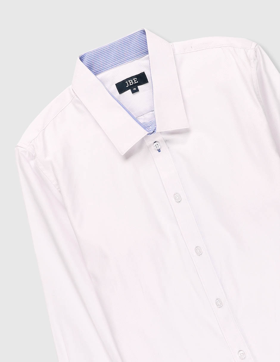 Camisa de vestir Jbe manga larga para niño