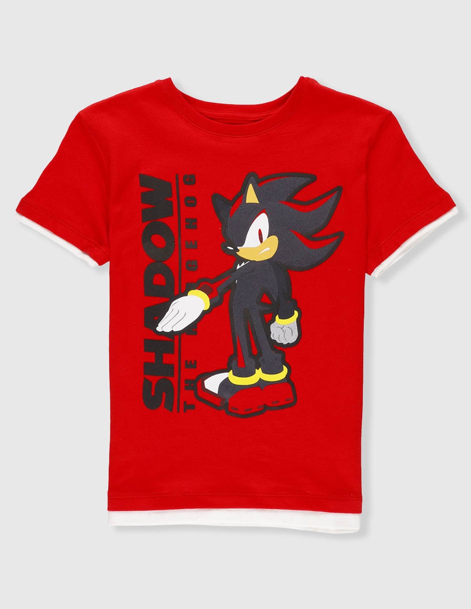 Playera Sonic manga corta para niño 1