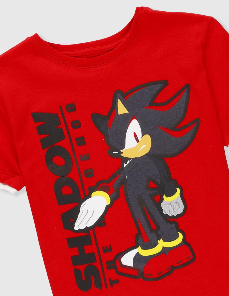 Playera Sonic manga corta para niño 7