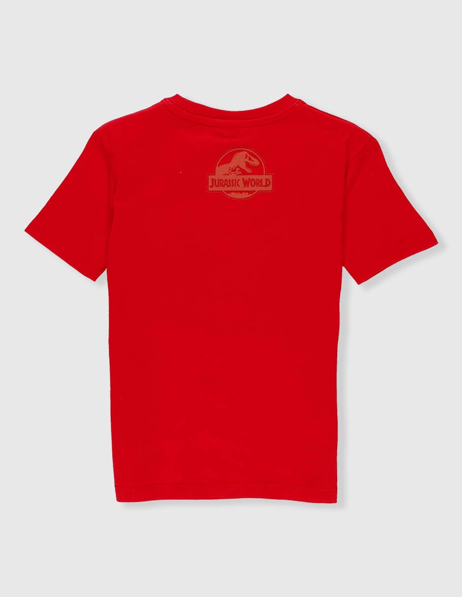 Playera jurassic world jurassic world manga corta para niño