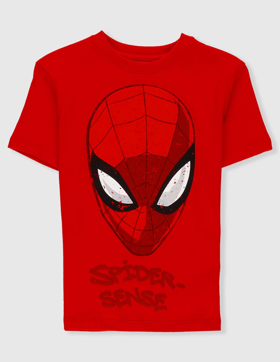 Playera spider-man spider-man spider-man manga corta para niño