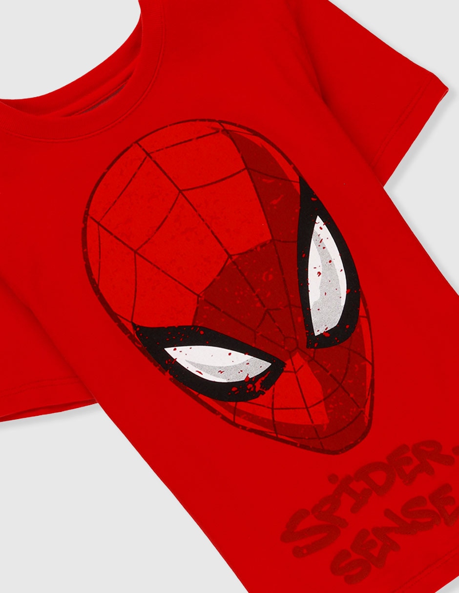 Playera spider-man spider-man spider-man manga corta para niño
