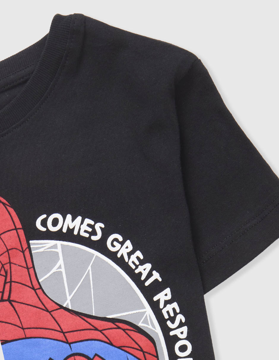 Playera Spider-Man manga corta para niño 3
