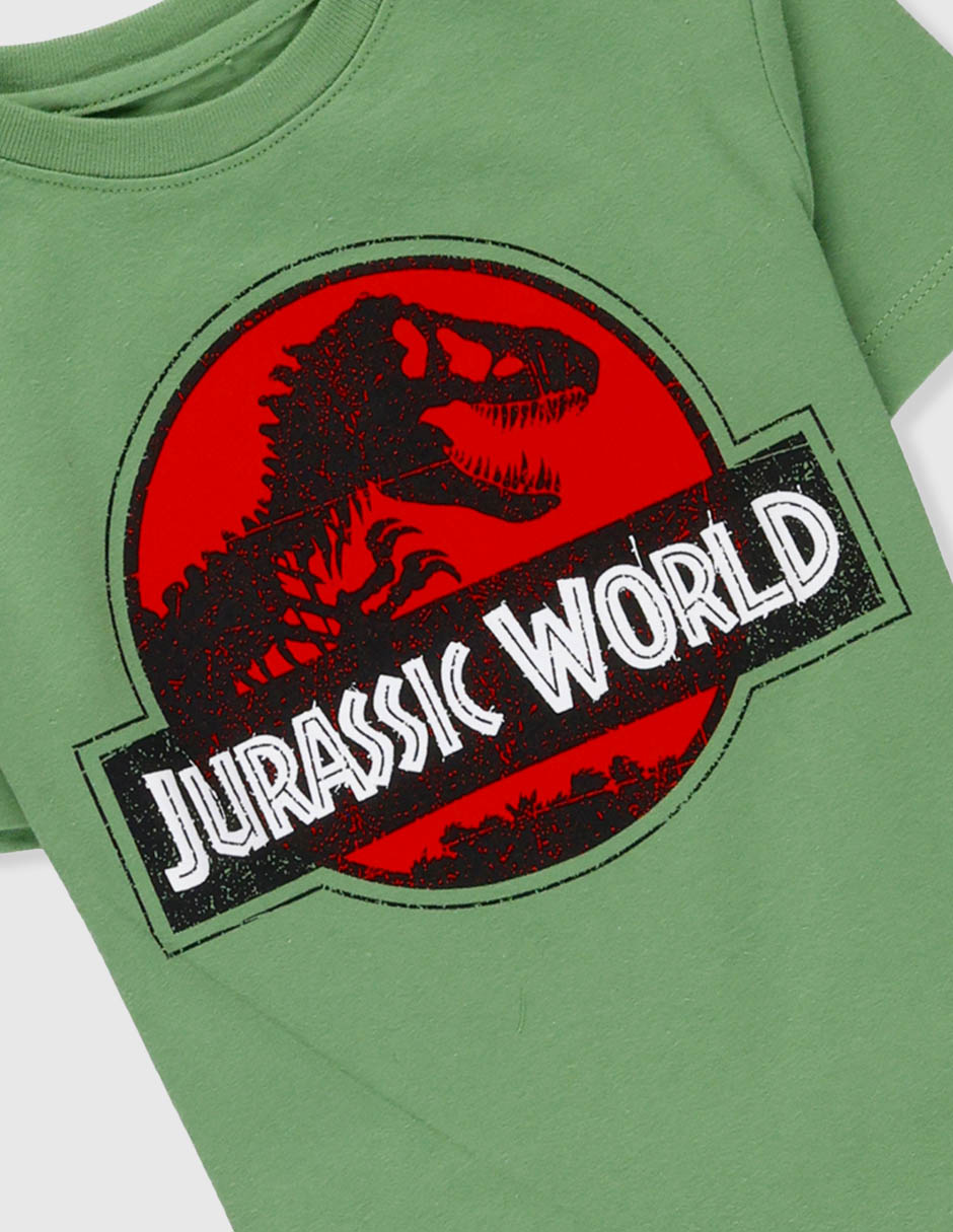 Playera Jurassic World Jurassic World manga corta para niño