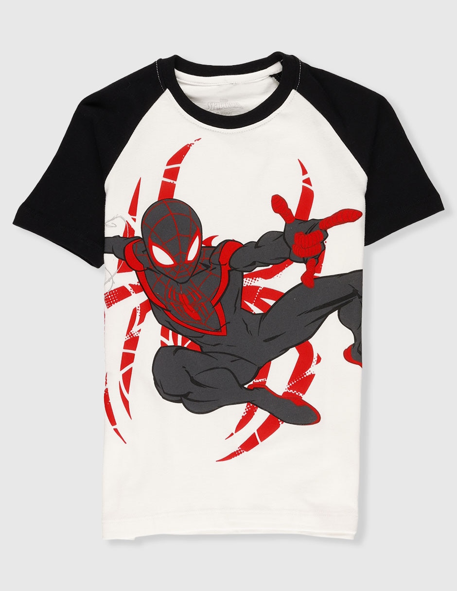 Playera spider-man spider-man spider-man manga corta para niño