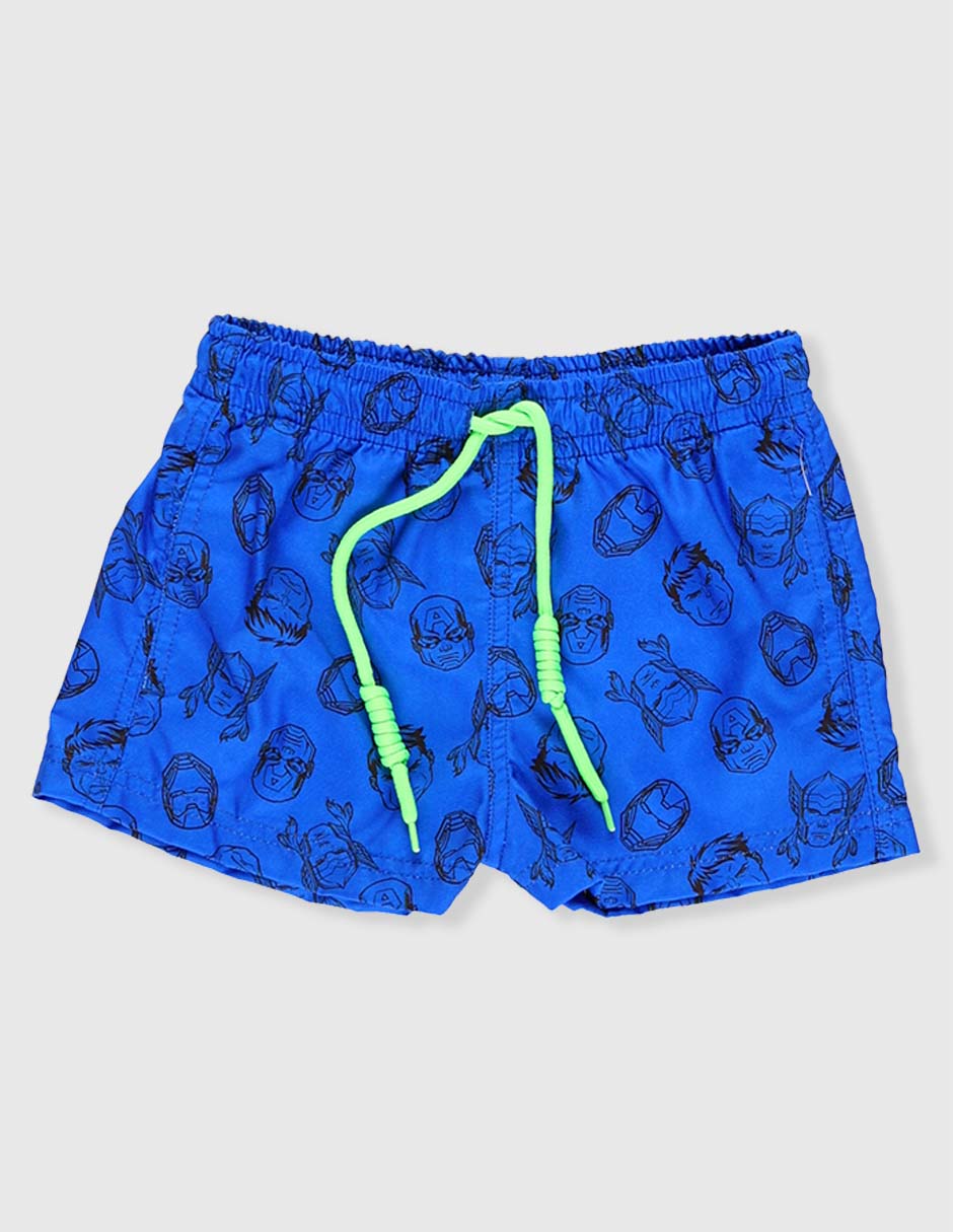 Traje de baño short Avengers para niño