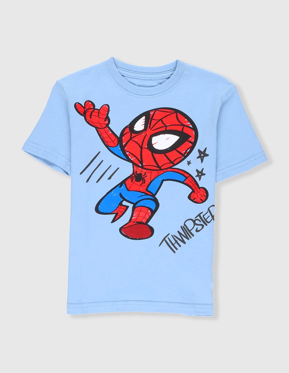 Playera Marvel manga corta para niño