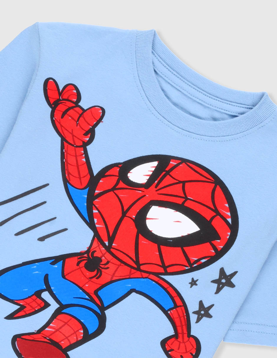 Playera Marvel manga corta para niño