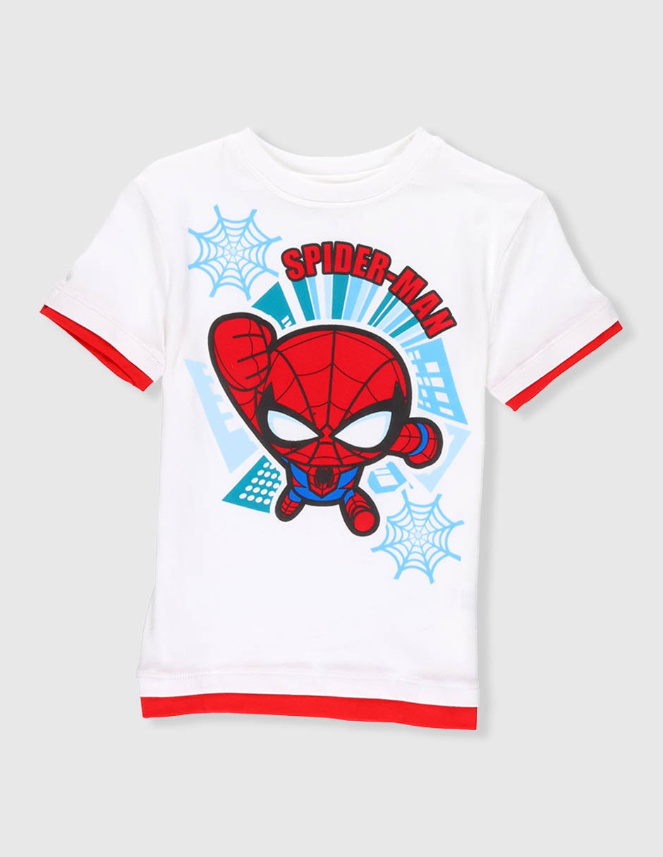 Playera Spider-Man manga corta para bebé niño