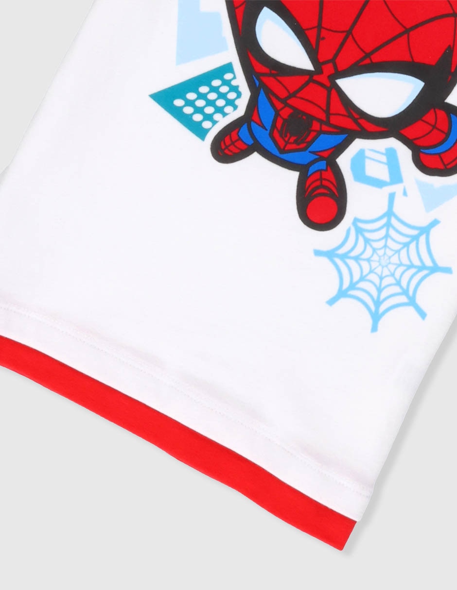 Playera Spider-Man manga corta para bebé niño