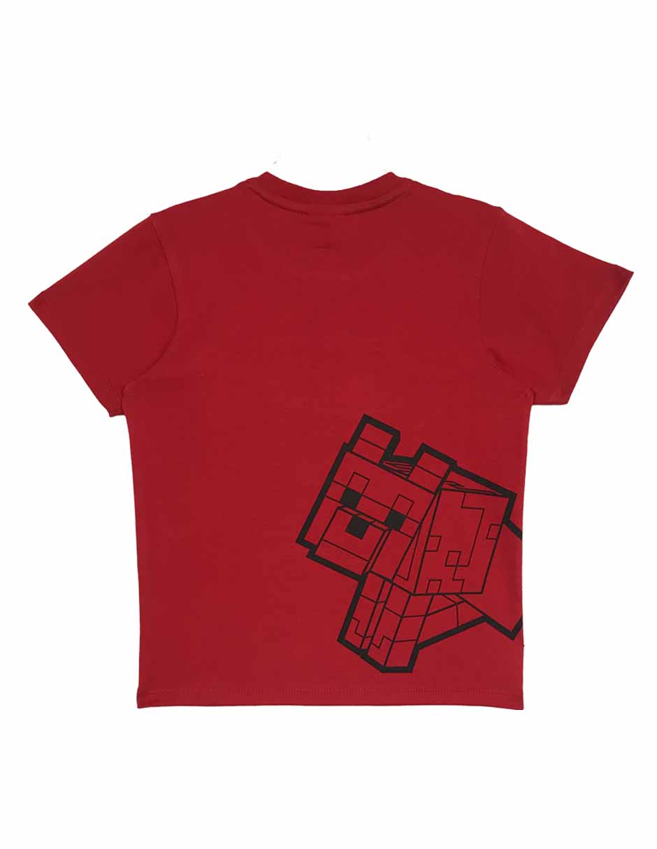 Playera Minecraft Minecraft manga corta para niño