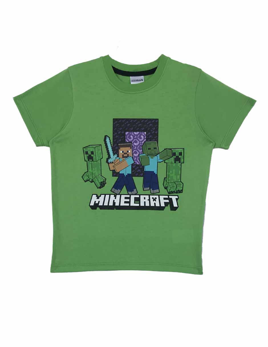 Playera manga corta para niño