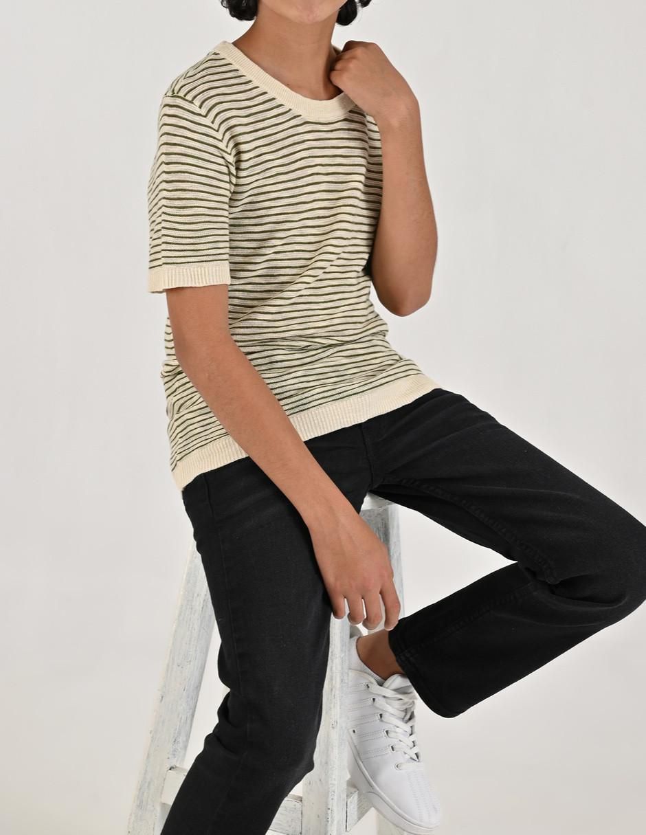 Playera manga corta para niño