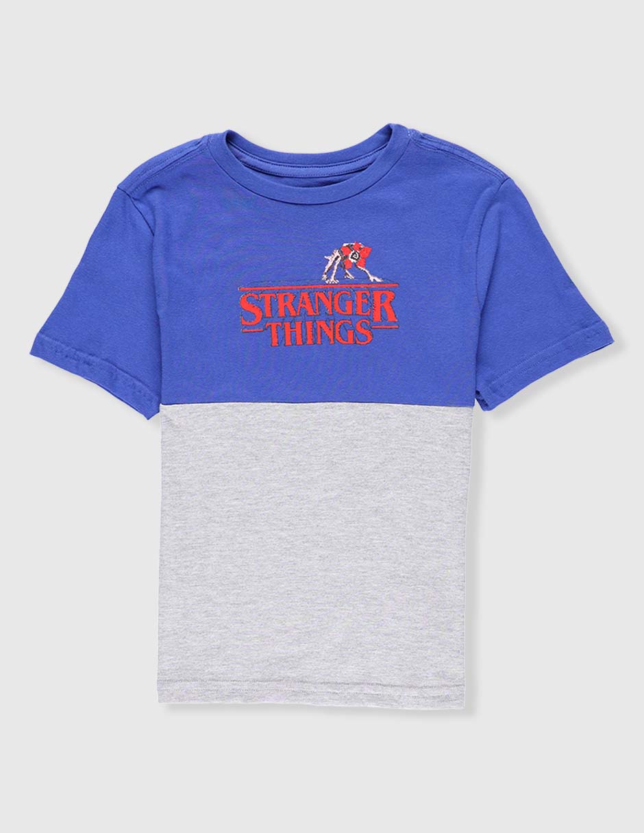 Playera Stranger Things manga corta para niño 1