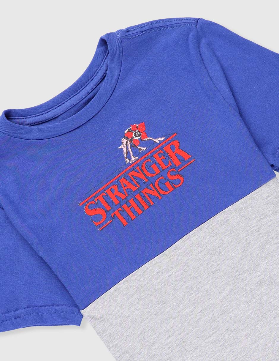 Playera Stranger Things manga corta para niño 6