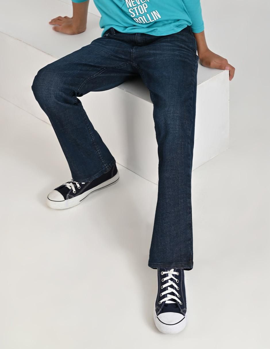 Jeans slim Yale lavado medio para niño
