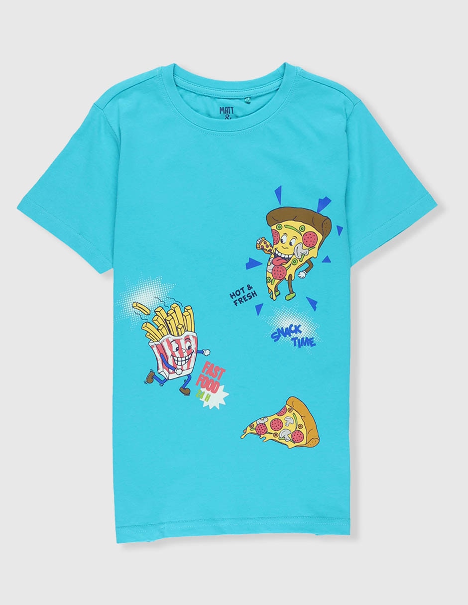 Playera Matt & Megan manga corta para niño