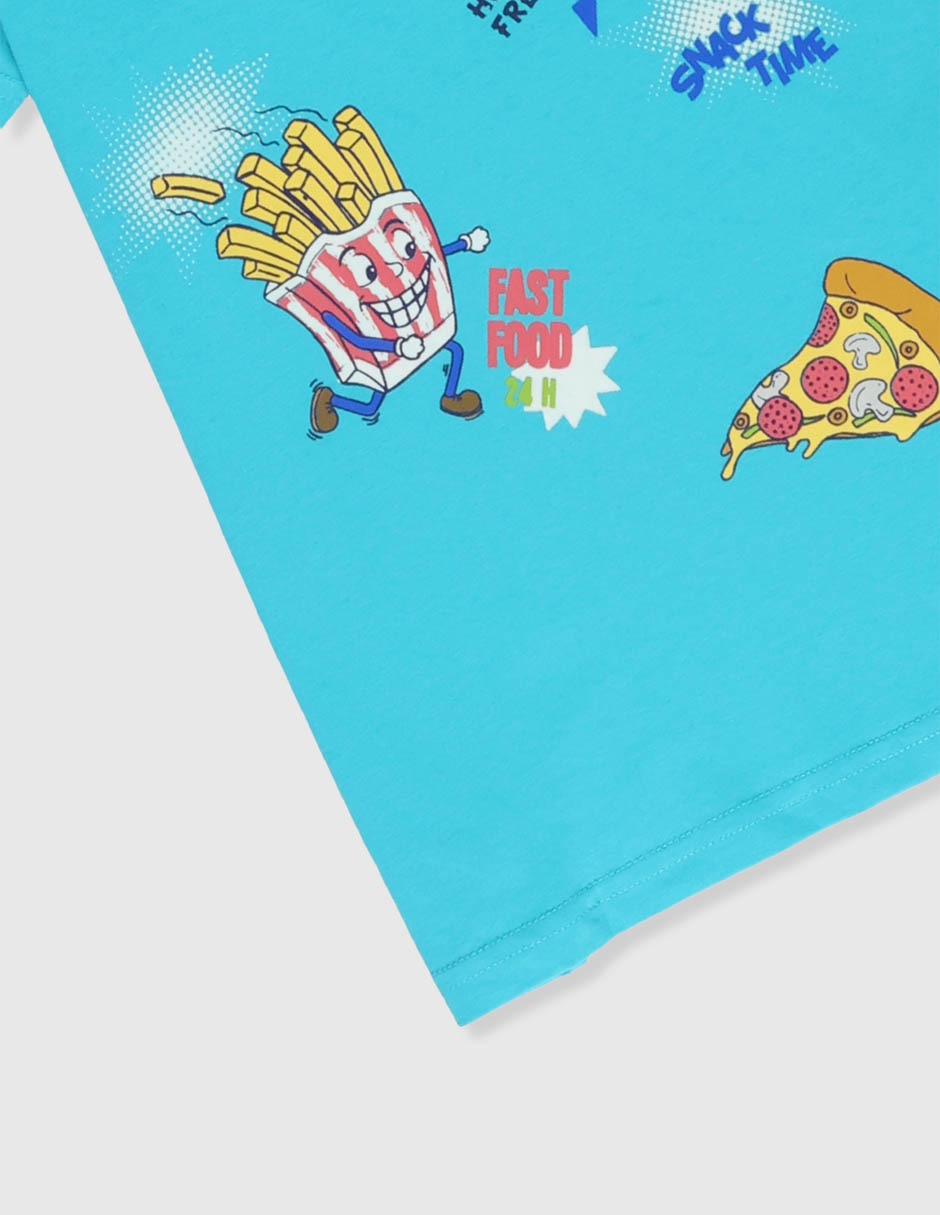 Playera Matt & Megan manga corta para niño