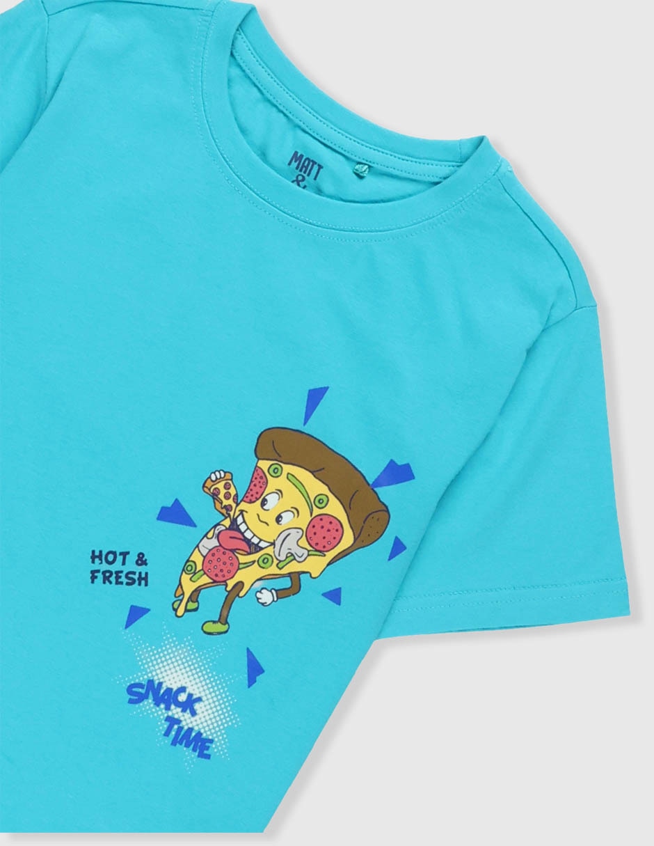 Playera Matt & Megan manga corta para niño