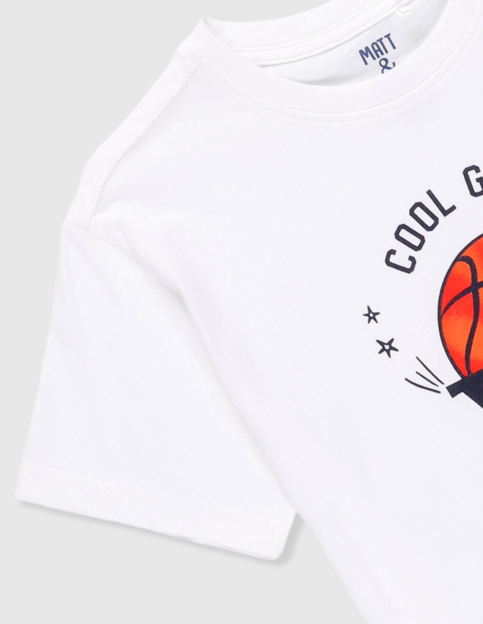 Playera manga corta para niño 2