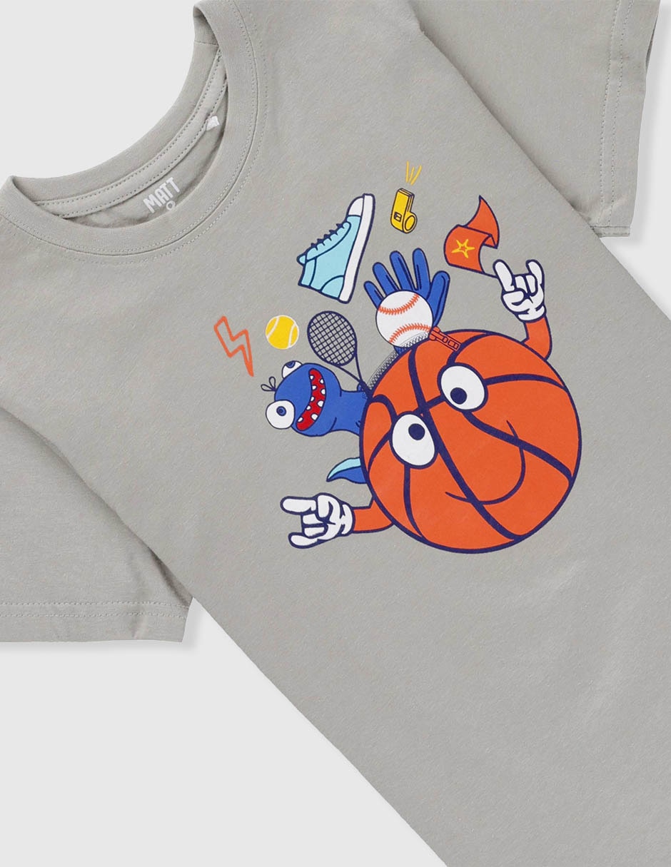 Playera manga corta para niño 5