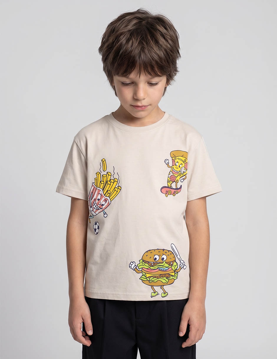 Playera manga corta para niño Playera manga corta para niño