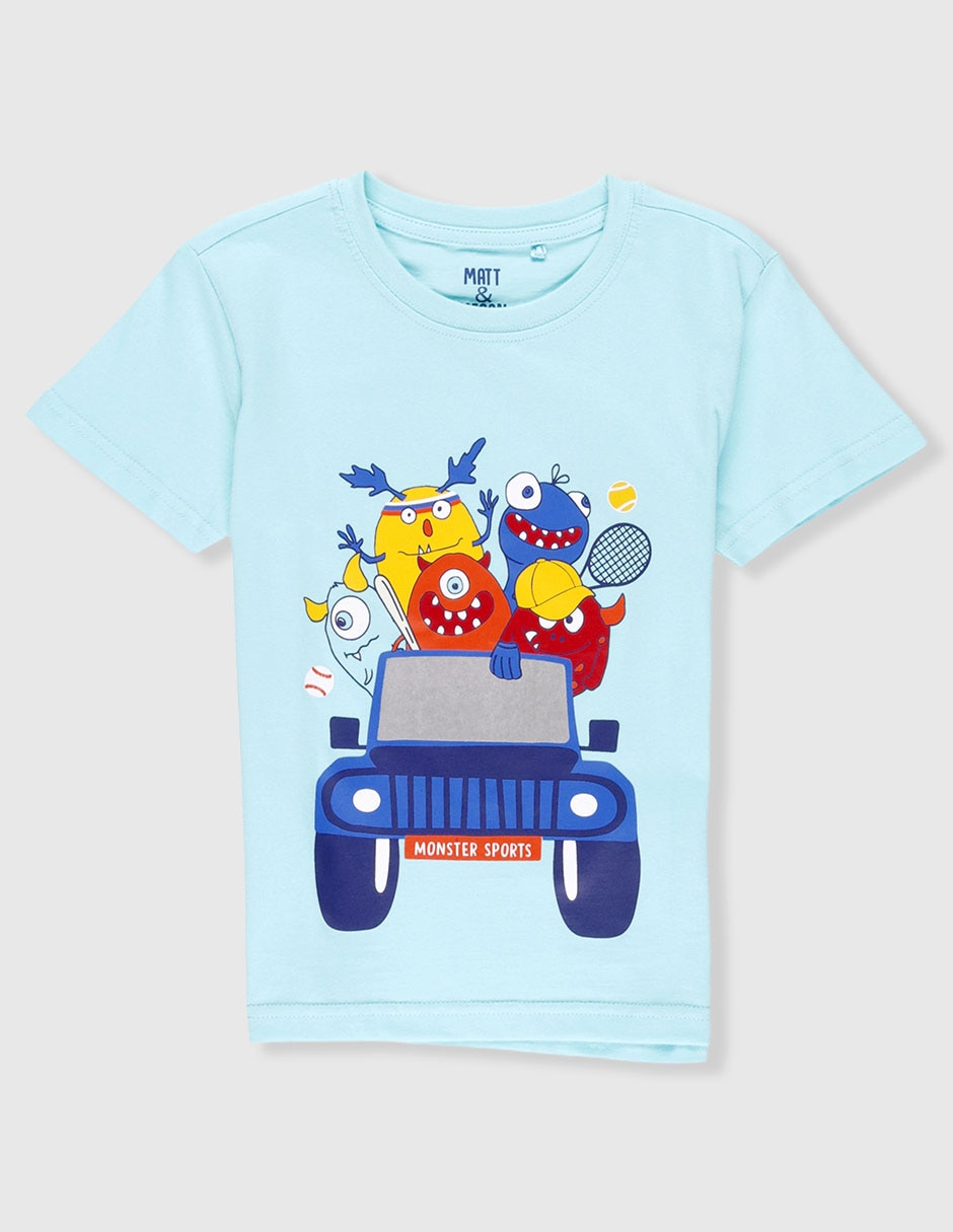 Playera manga corta para niño Playera manga corta para niño