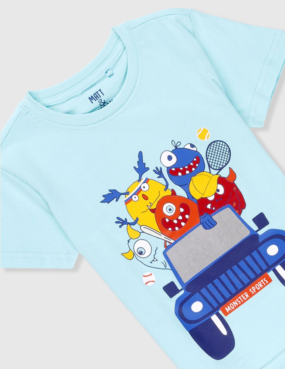 Playera manga corta para niño 3
