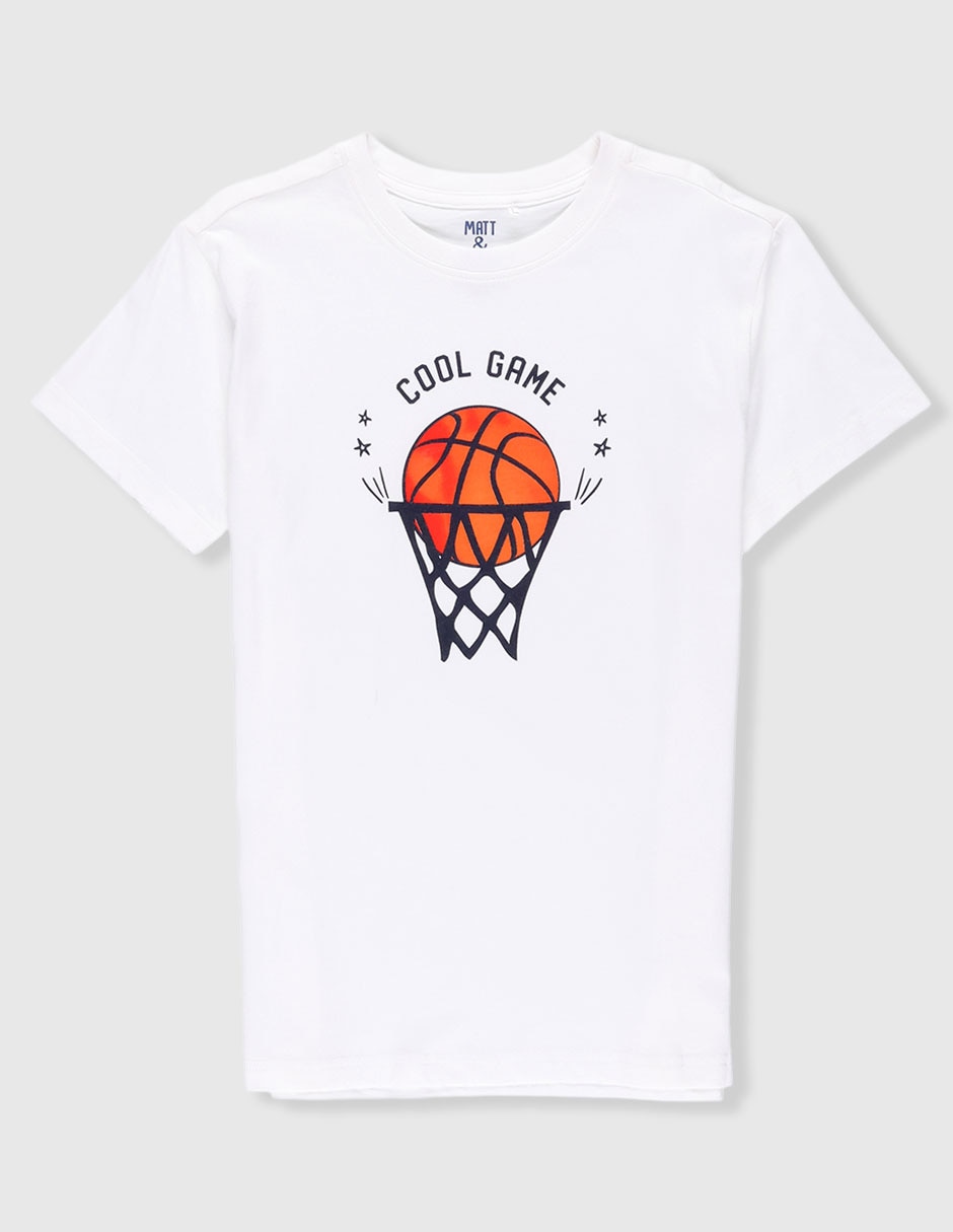 Playera Matt & Megan manga corta para niño