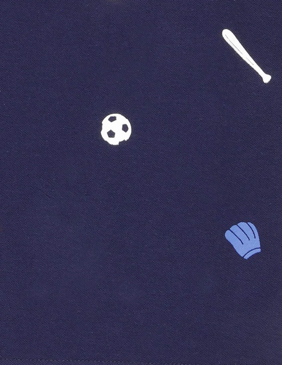 Playera tipo polo Matt & Megan para niño
