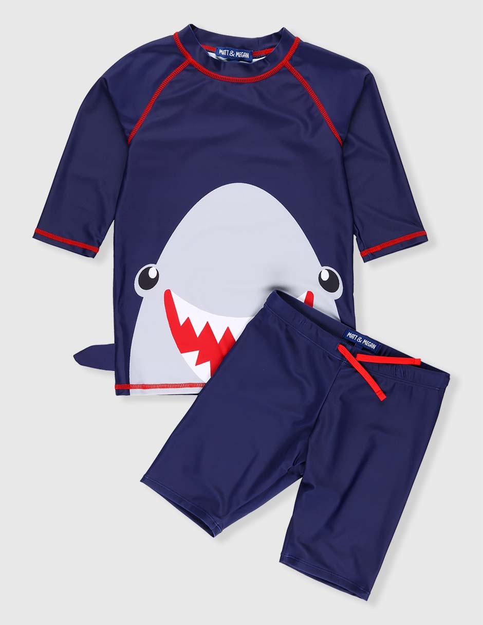 Traje de baño short Matt & Megan para niño