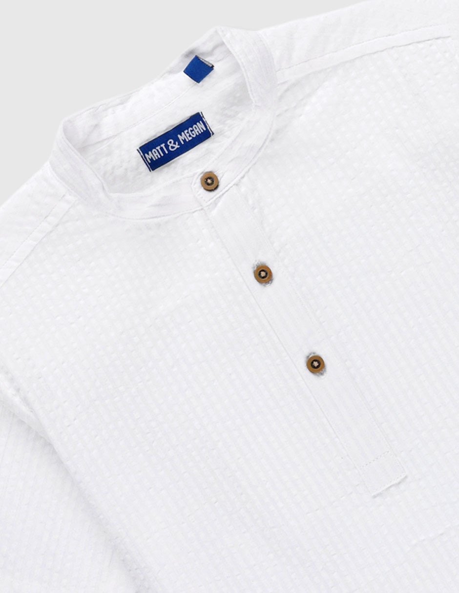 Camisa de vestir manga corta para niño 3