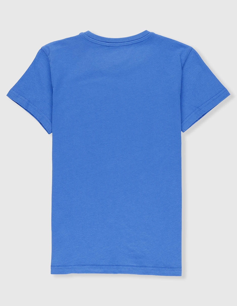 Playera megan manga corta para niño