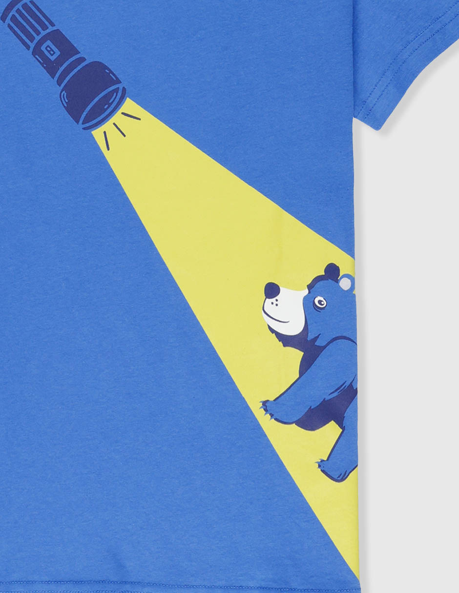 Playera megan manga corta para niño