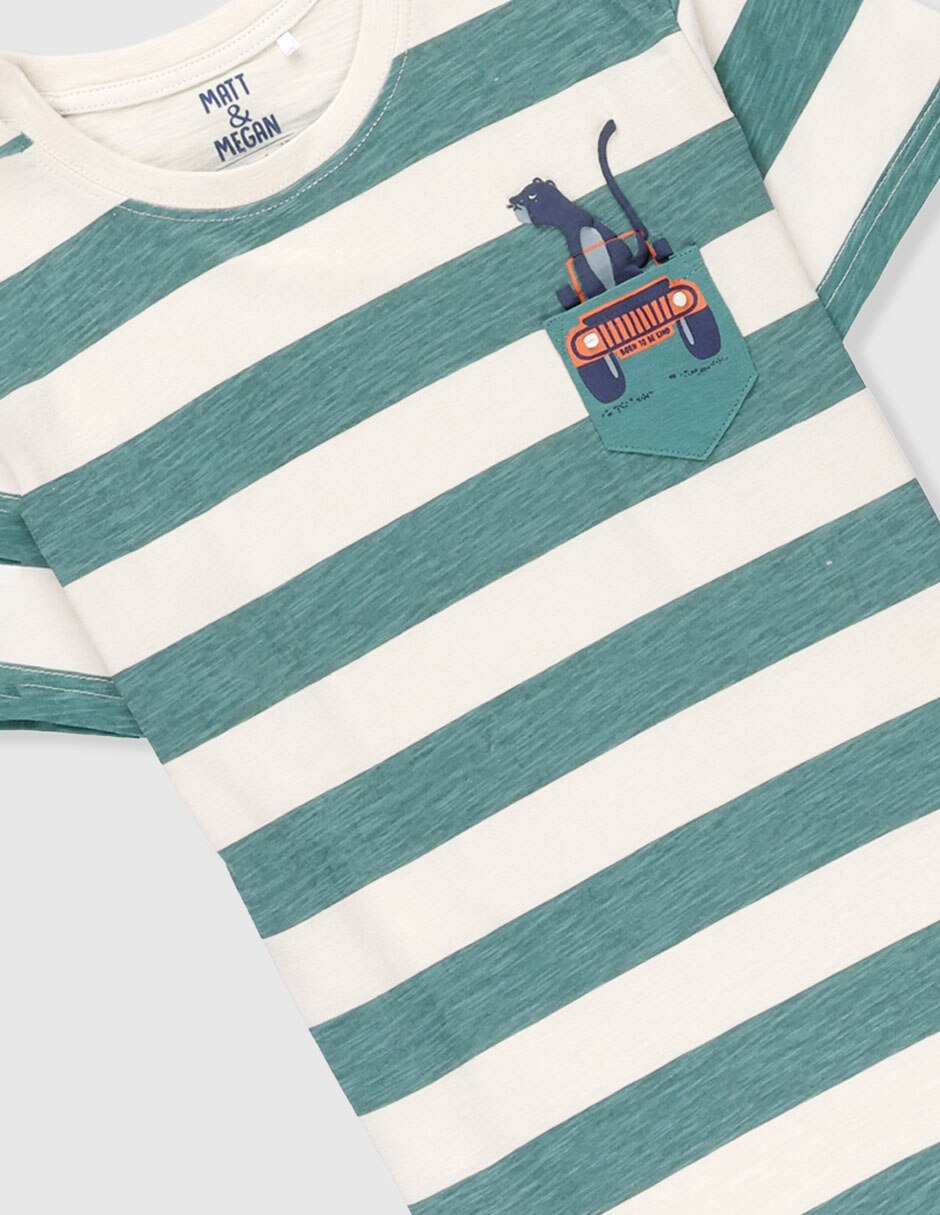 Playera manga corta para niño 3