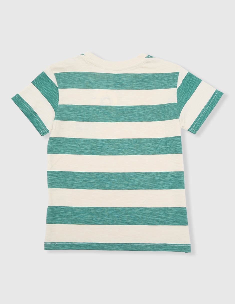 Playera megan manga corta para niño