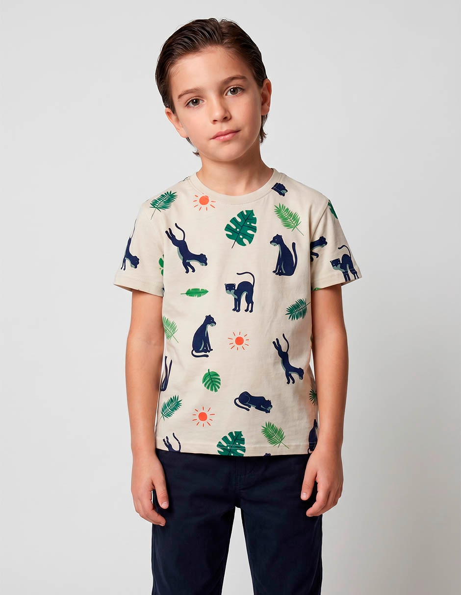 Playera manga corta para niño Playera manga corta para niño